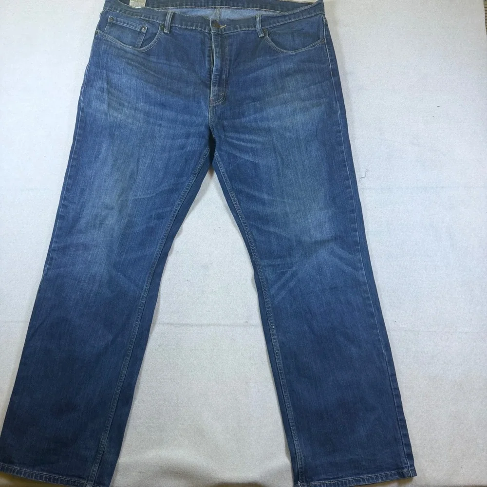 Levis 559 Relaxed Straight Jeans Mens 42x32 Blue Medium Wash Denim Pants